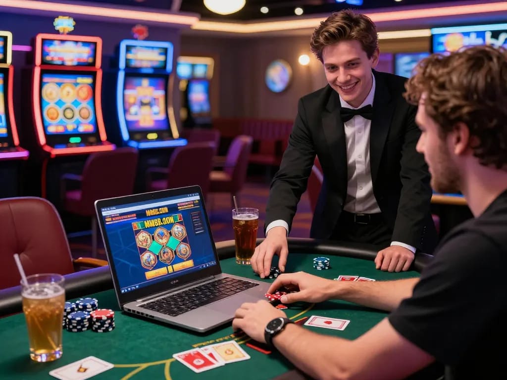 Player enjoying a thrilling gaming session at MM88.COM online casino.