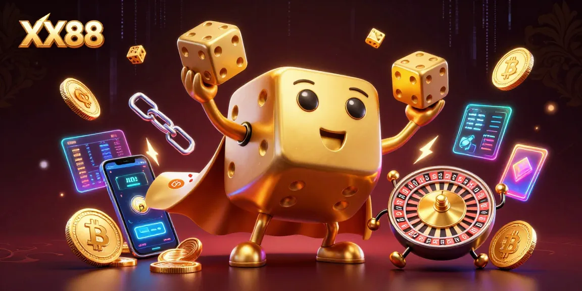 Engage with winning strategies at XX88 with vibrant 3D casino elements and dynamic characters.