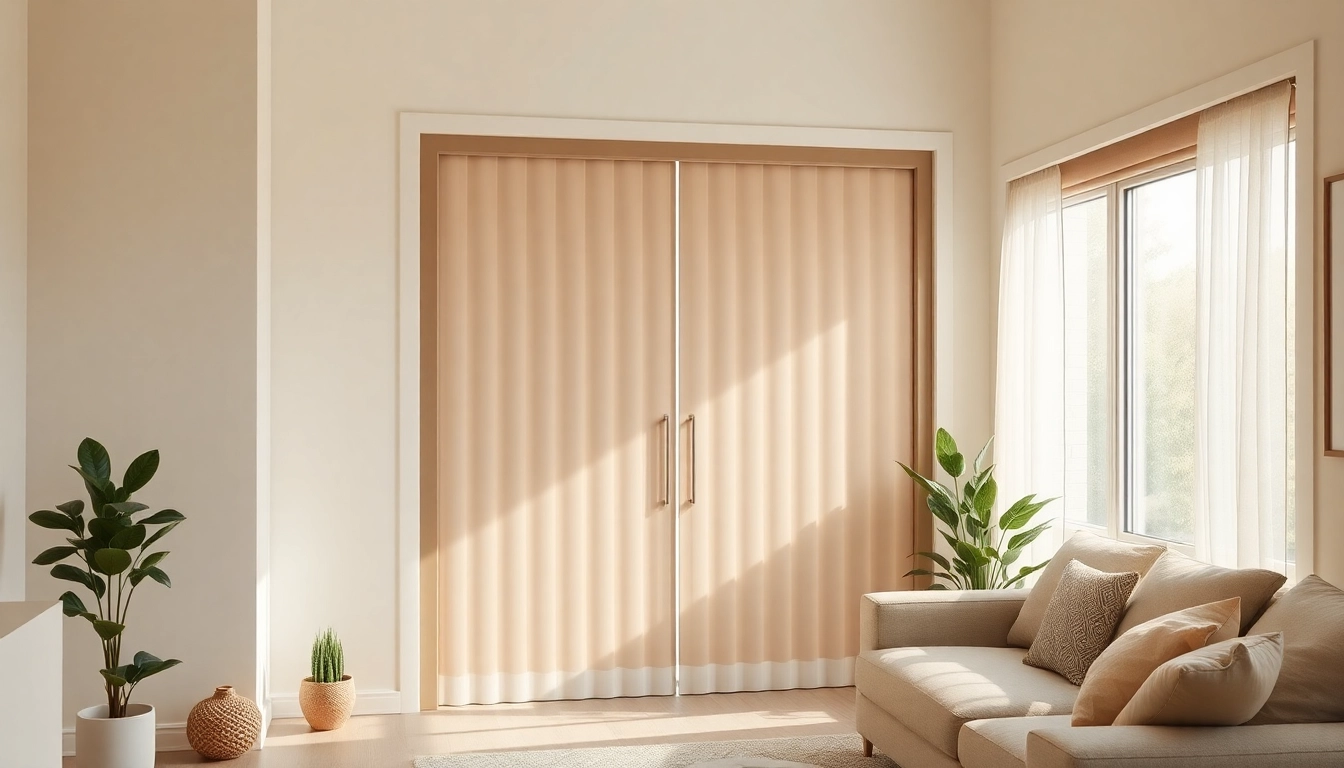 Plisse hordeur in een sfeervolle woonkamer met elegant vouwdesign en natuurlijk licht.