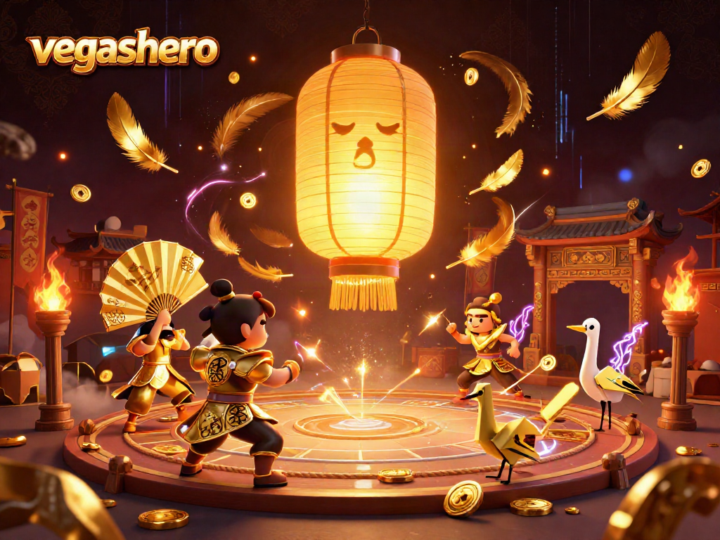 Experience the excitement of vegashero with vibrant characters and dynamic casino elements.