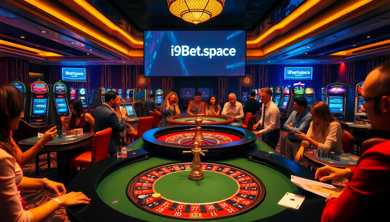 Bet big at the vibrant casino, featuring the lively atmosphere of https://i9bet.space/.