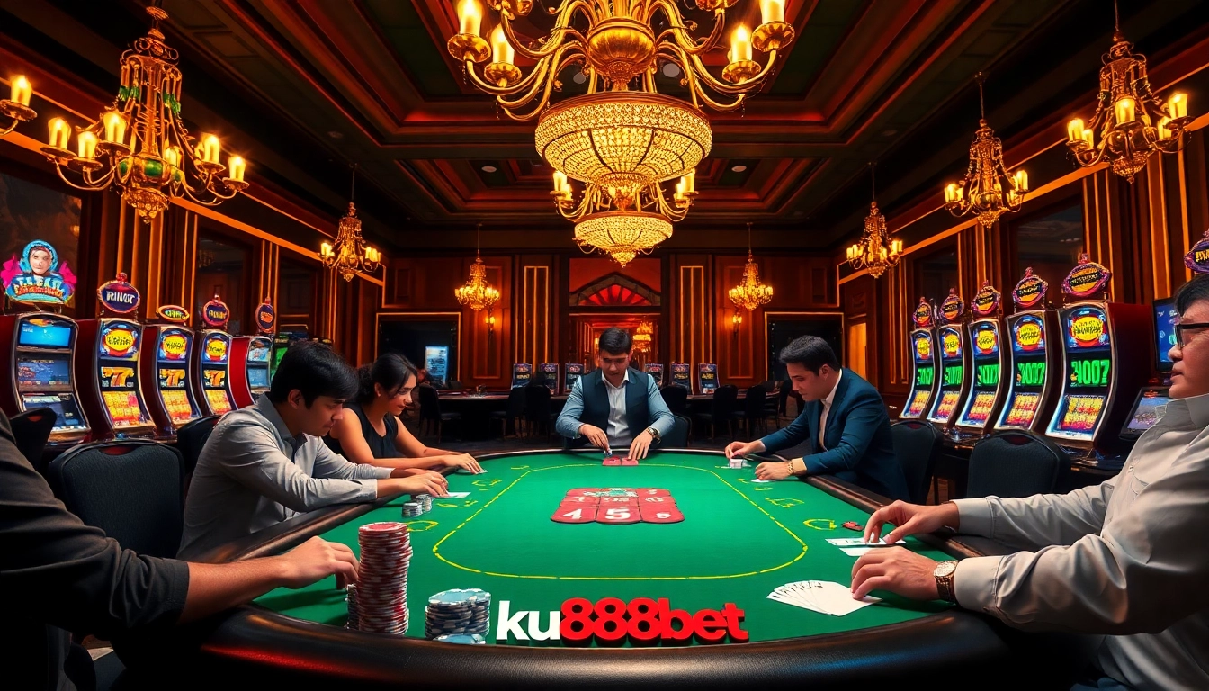 Experience the thrill of high-stakes poker at ku88bet casino, where excitement meets luxury.